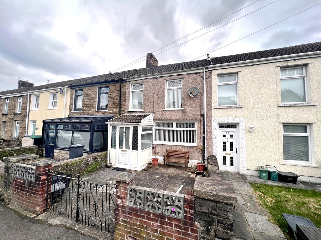 3 bed terraced house for sale in Henfaes Road, Tonna, Neath, Neath Port