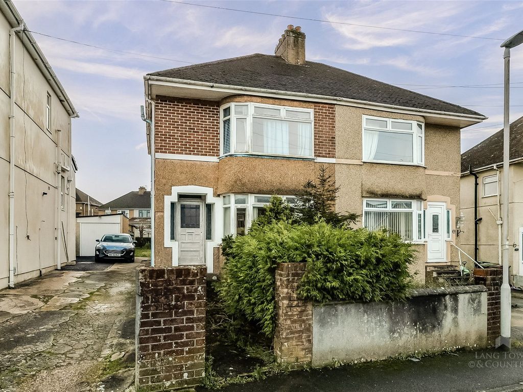3 bed semidetached house for sale in Jean Crescent, Efford, Plymouth