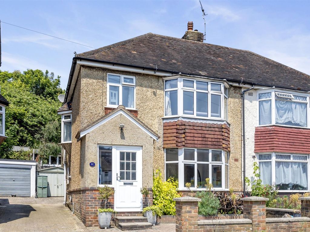 3 bed semidetached house for sale in Upper Bevendean Avenue, Bevendean, Brighton BN2, £450,000