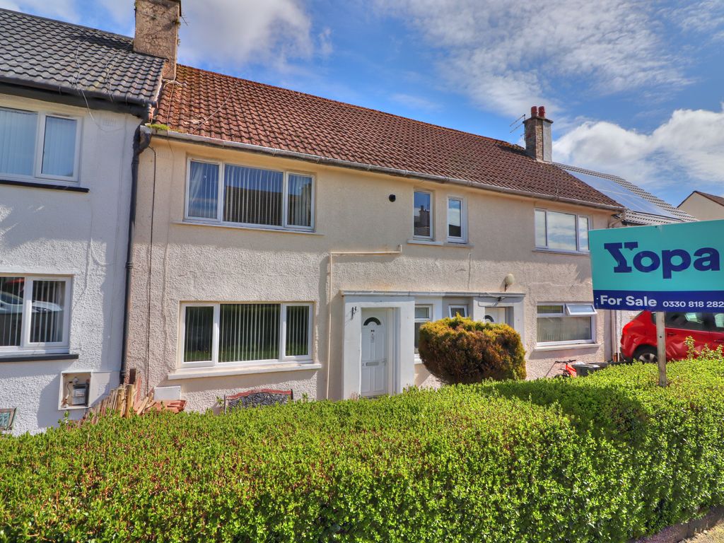 3 bed terraced house for sale in Houston Crescent, Dalry KA24, £70,000