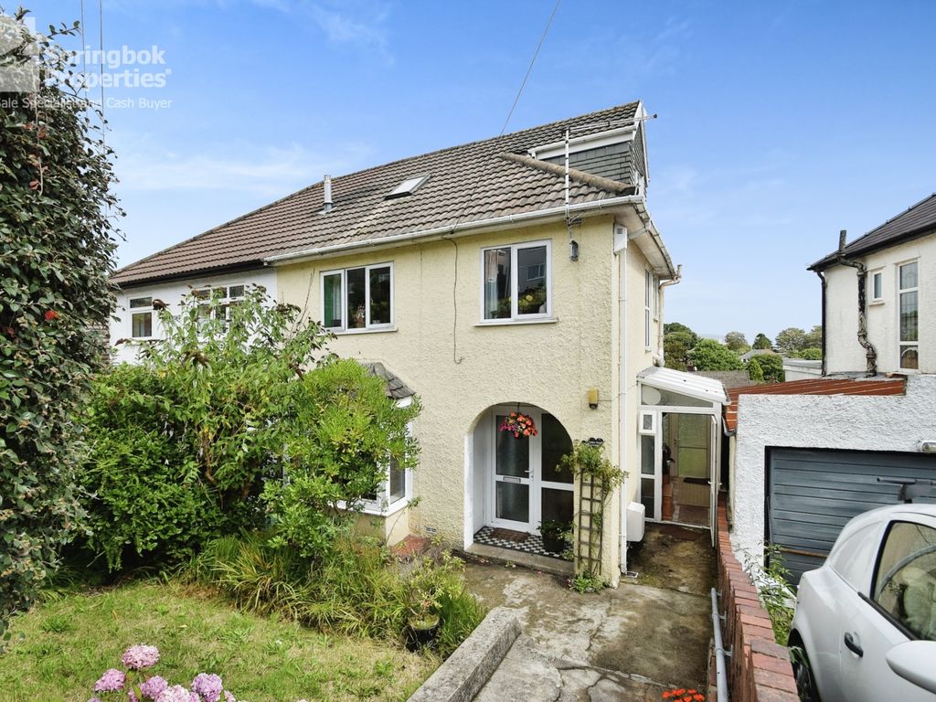 3 bed semidetached house for sale in Glen Road, West Cross, Swansea