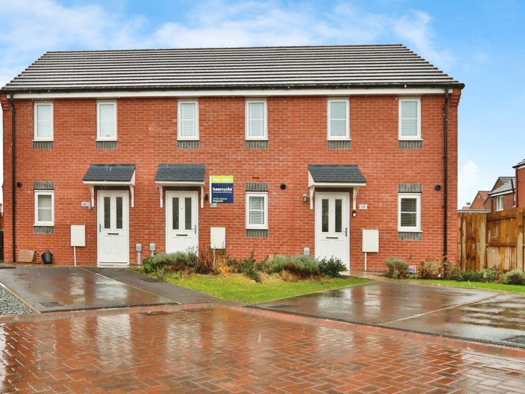 2 bed terraced house for sale in Harbottle Way, Kingswood, Hull HU7, £