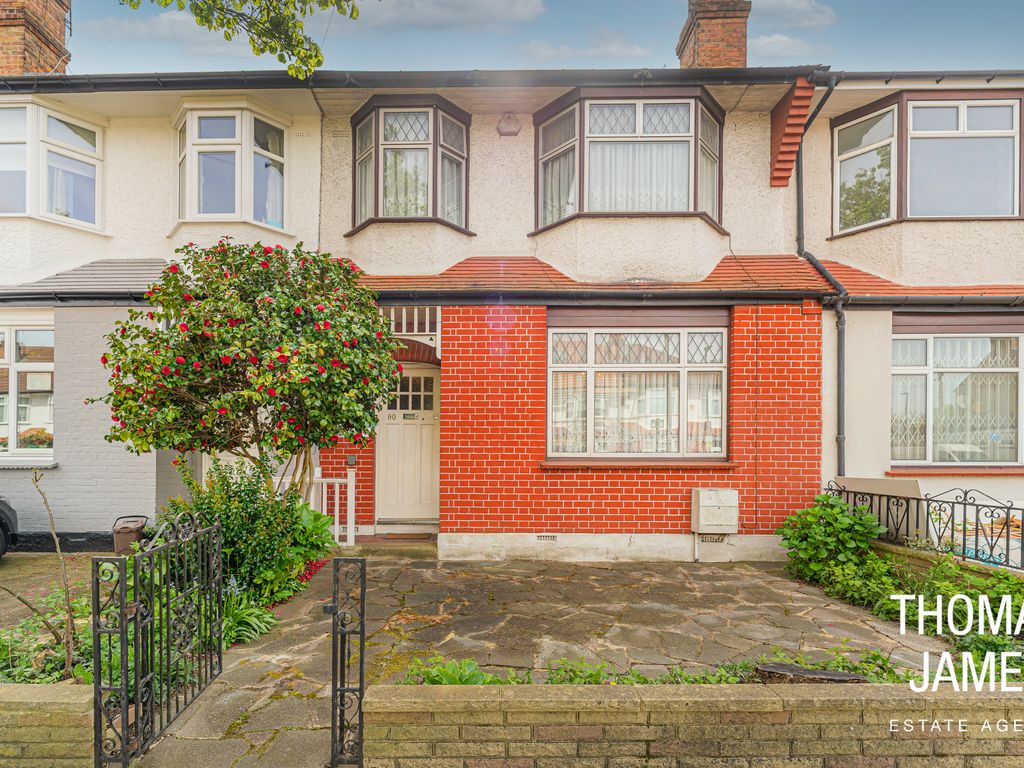 3 bed terraced house for sale in Princes Avenue, Palmers Green N13, £