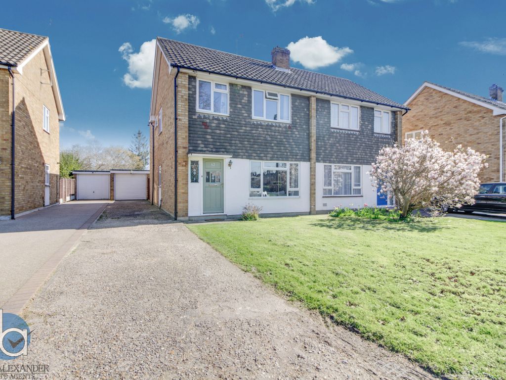 4 bed semidetached house for sale in Western Road, Silver End, Witham