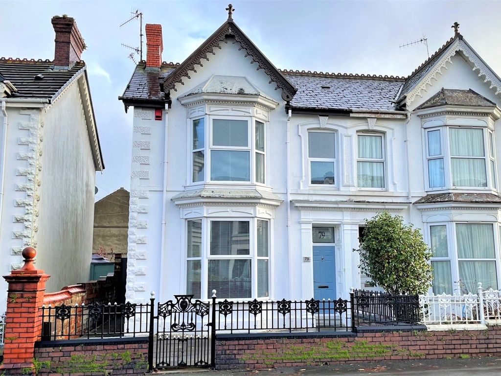 3 bed semidetached house for sale in Queen Victoria Road, Llanelli