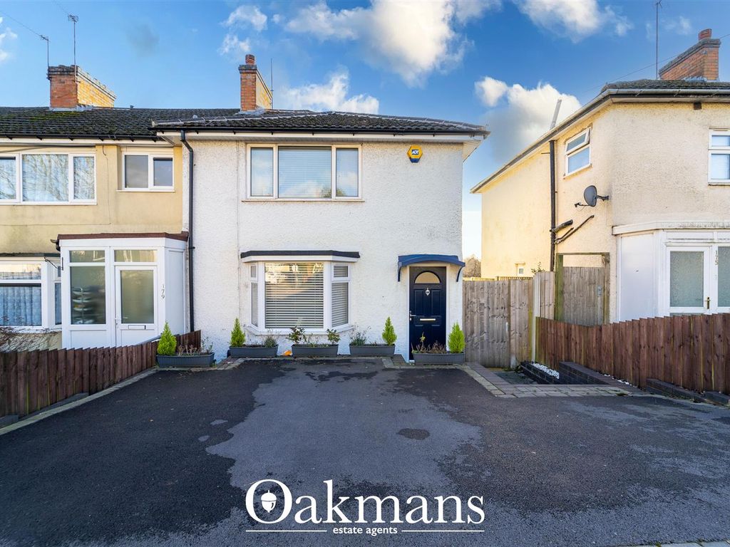 3 bed end terrace house for sale in Chinn Brook Road, Birmingham B13, £