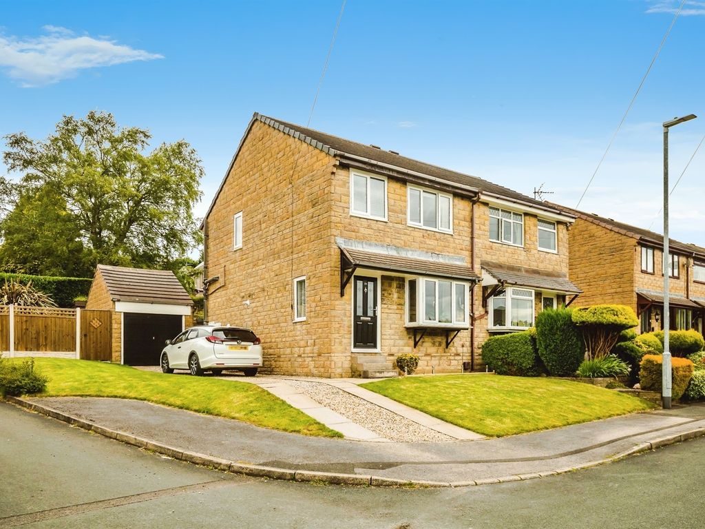 3 bed semidetached house for sale in Bentley Mount, Sowerby Bridge HX6