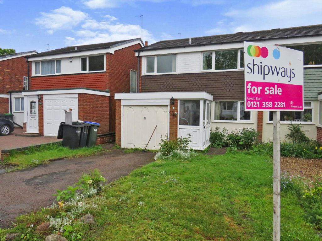3 bed semidetached house for sale in Nolton Close, Great Barr