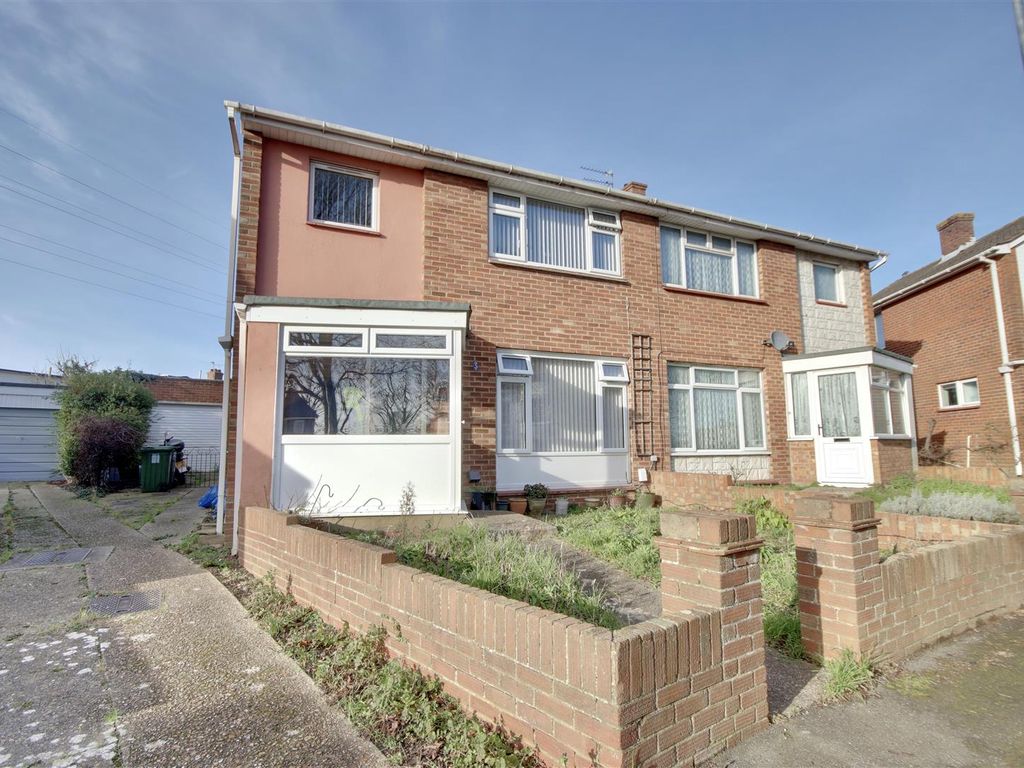 3 bed semi-detached house for sale in Wymering Manor Close, Cosham ...