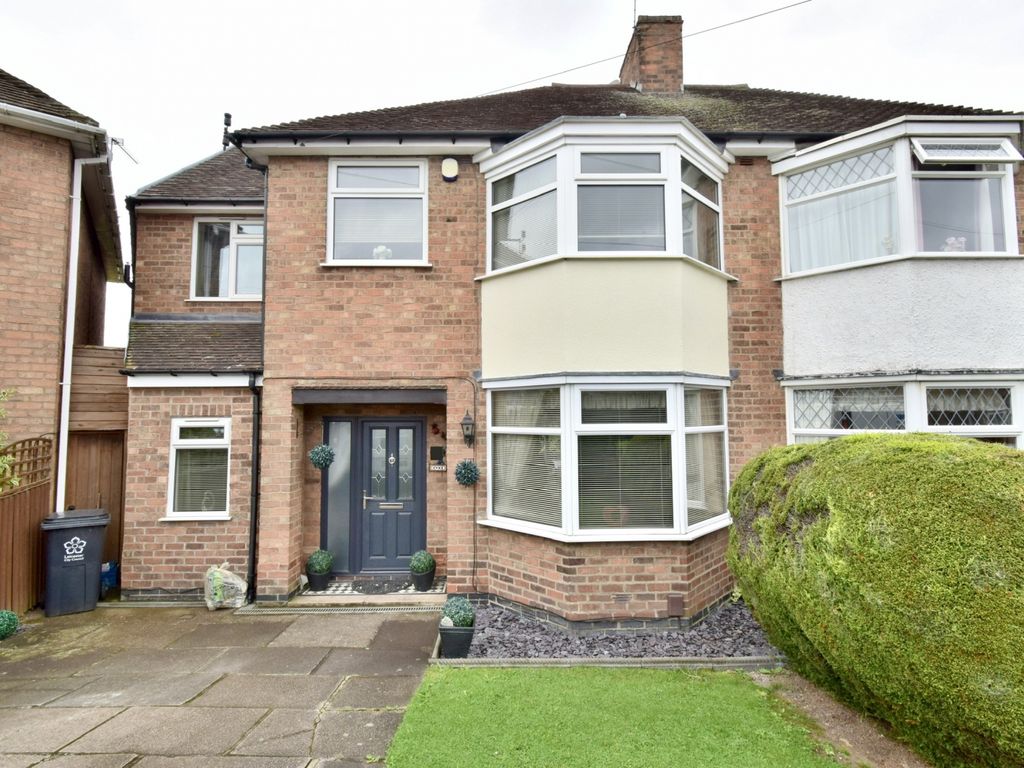 4 bed semidetached house for sale in Havencrest Drive, Leicester LE5