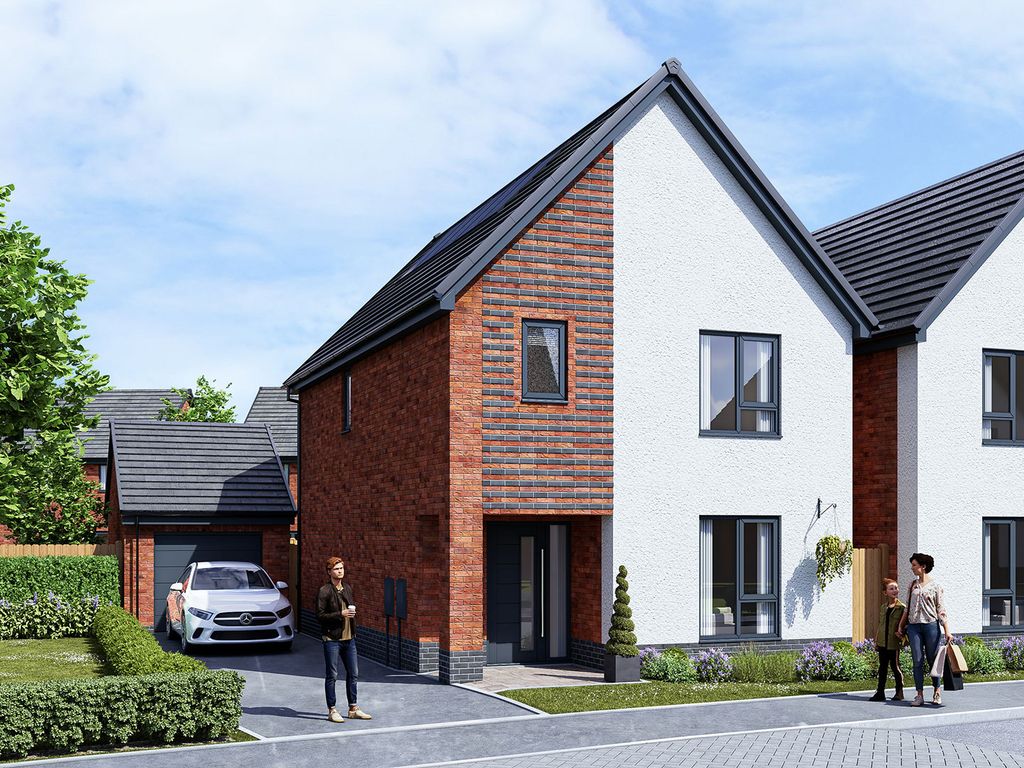 New home, 3 bed detached house for sale in "The Eucalyptus" at Lees