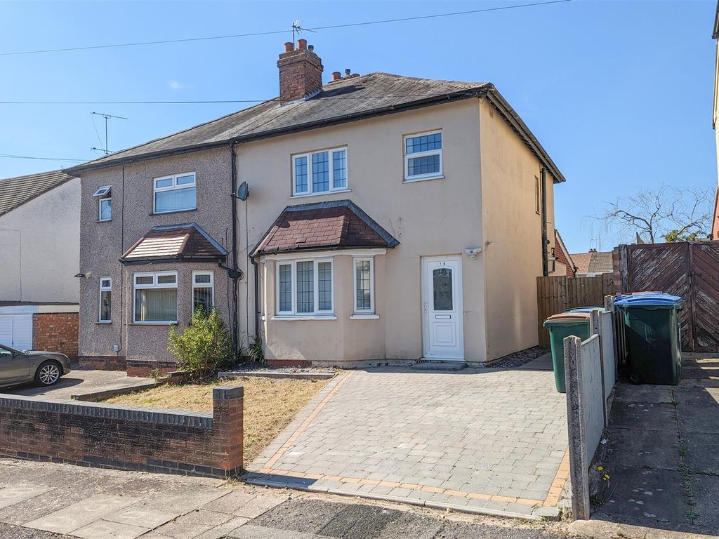 2 bed semidetached house for sale in Sherbourne Crescent, Coventry CV5