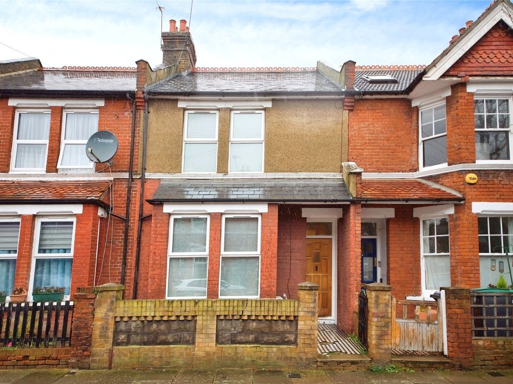 2 bed terraced house for sale in Sherringham Avenue, London N17, £