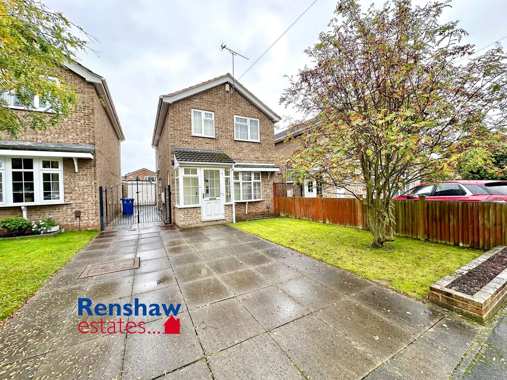 3 bed detached house for sale in Leslie Close, Littleover, Derby DE23
