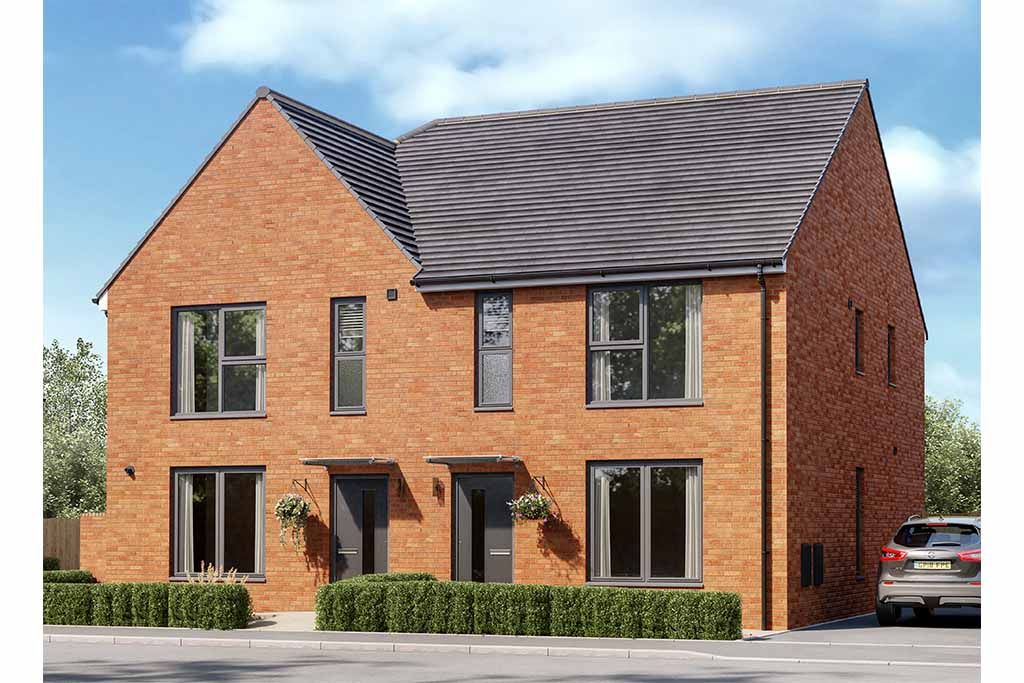 New home, 3 bed property for sale in "The Rivelin" at Harborough Avenue