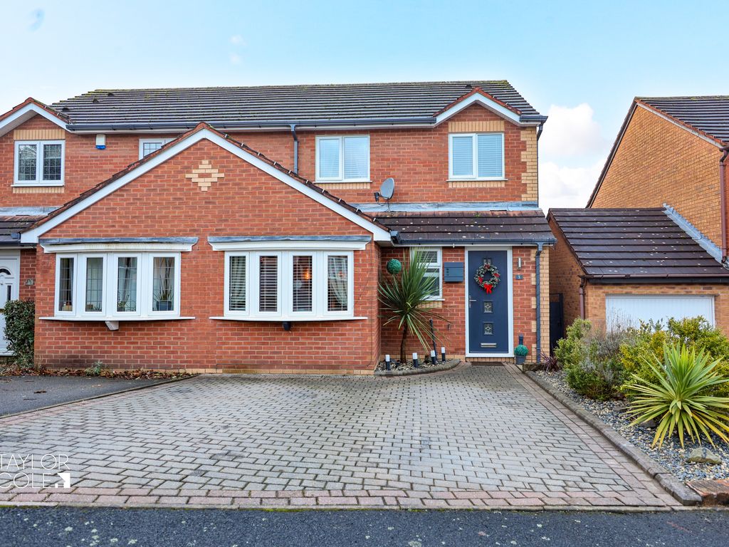 3 bed semidetached house for sale in The Lair, Birchmoor, Tamworth B78