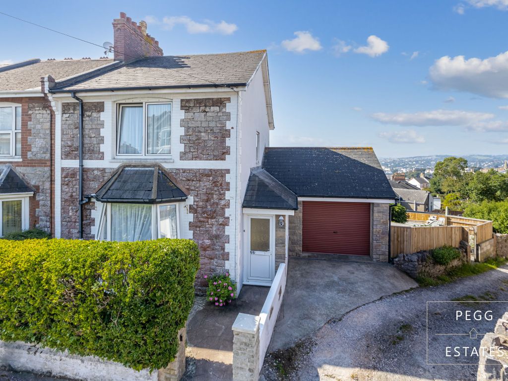2 bed terraced house for sale in Carlton Road, Torquay TQ1, £265,000
