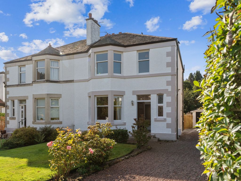 3 bed semidetached house to rent in Redburn Avenue, Giffnock, Glasgow