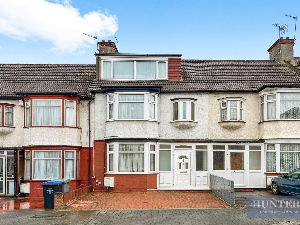 6 bed terraced house for sale in Cecil Avenue, Wembley, Middlesex. HA9