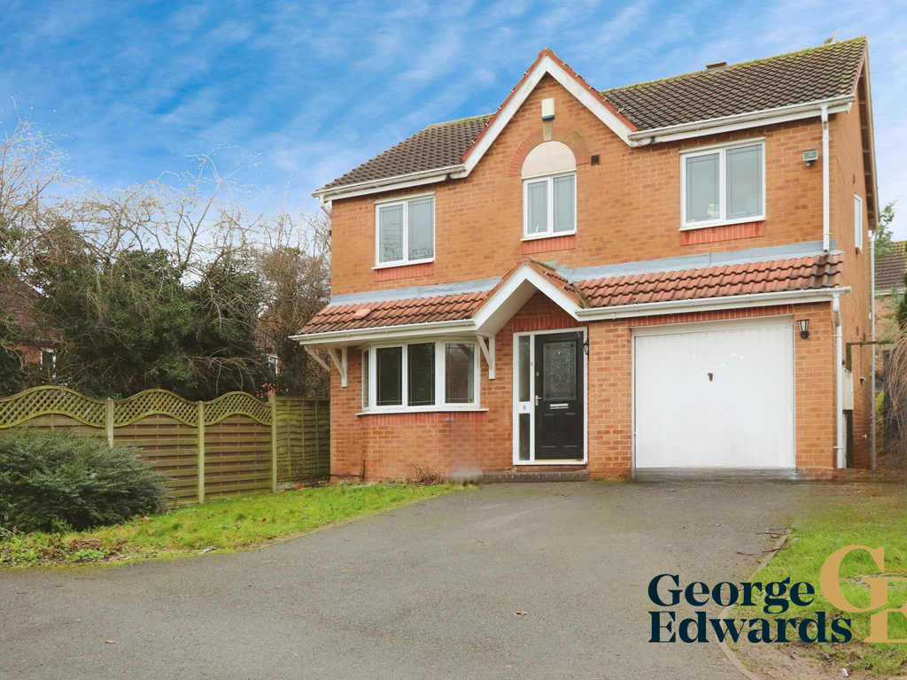 4 bed detached house for sale in Kelso Close, Measham, Swadlincote DE12