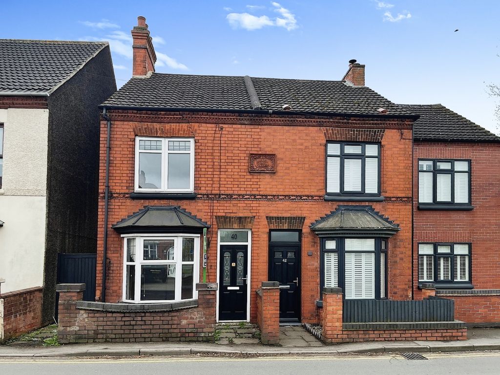 2 bed semidetached house for sale in Ashby Road, Ibstock