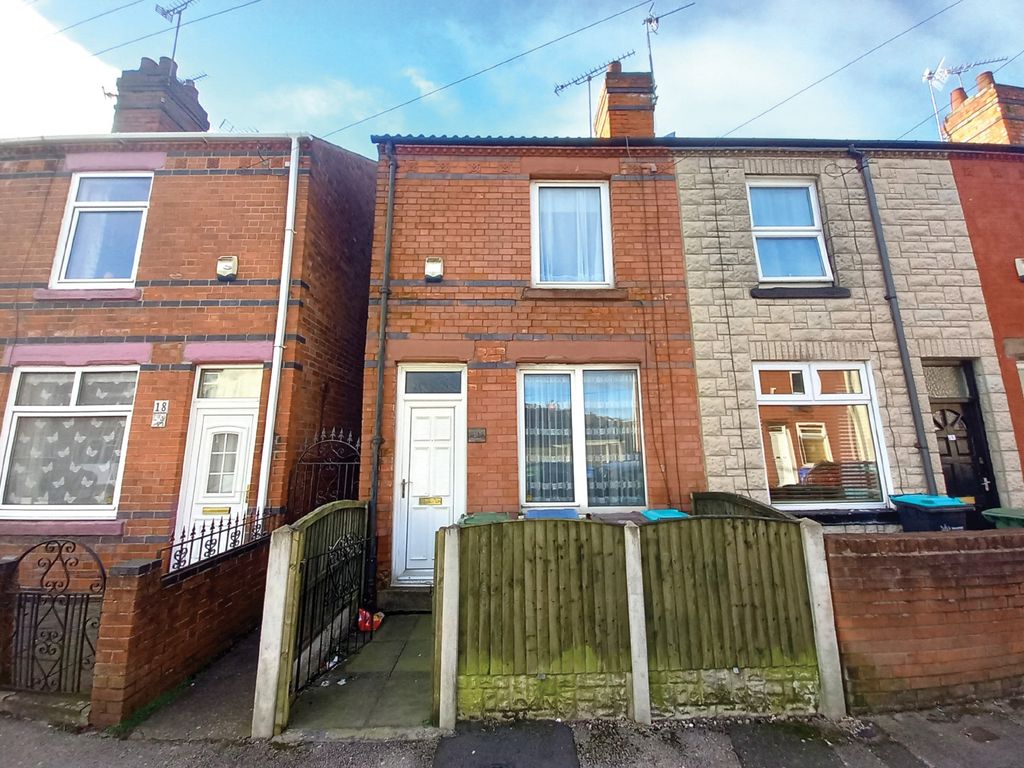 2 bed end terrace house for sale in Derby Street, Mansfield NG18, £