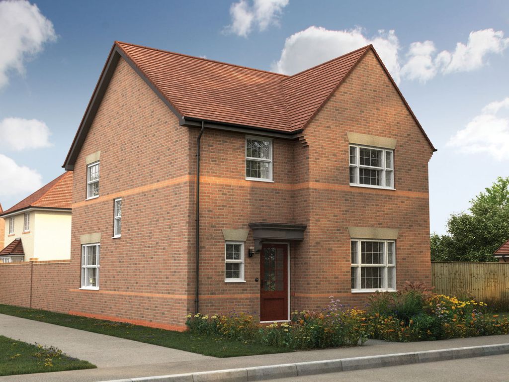 New home, 4 bed detached house for sale in "The Warwick" at Buckingham