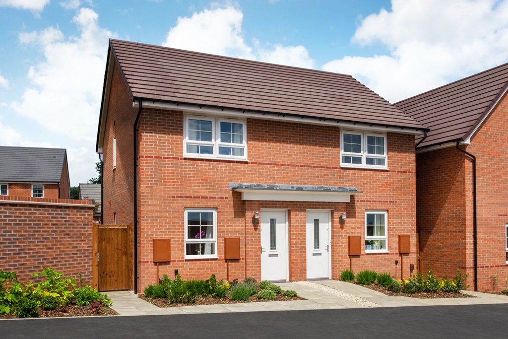 New home, 2 bed semidetached house for sale in "Kenley" at Newton Lane