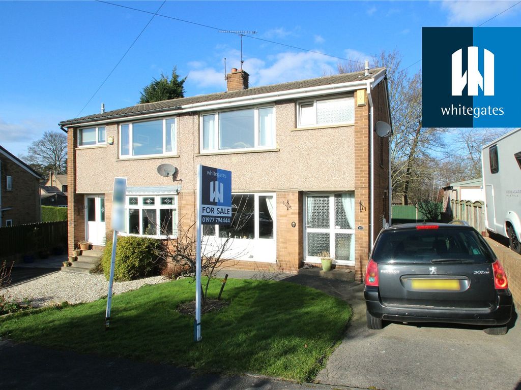 3 bed semidetached house for sale in Woodleigh Crescent, Ackworth