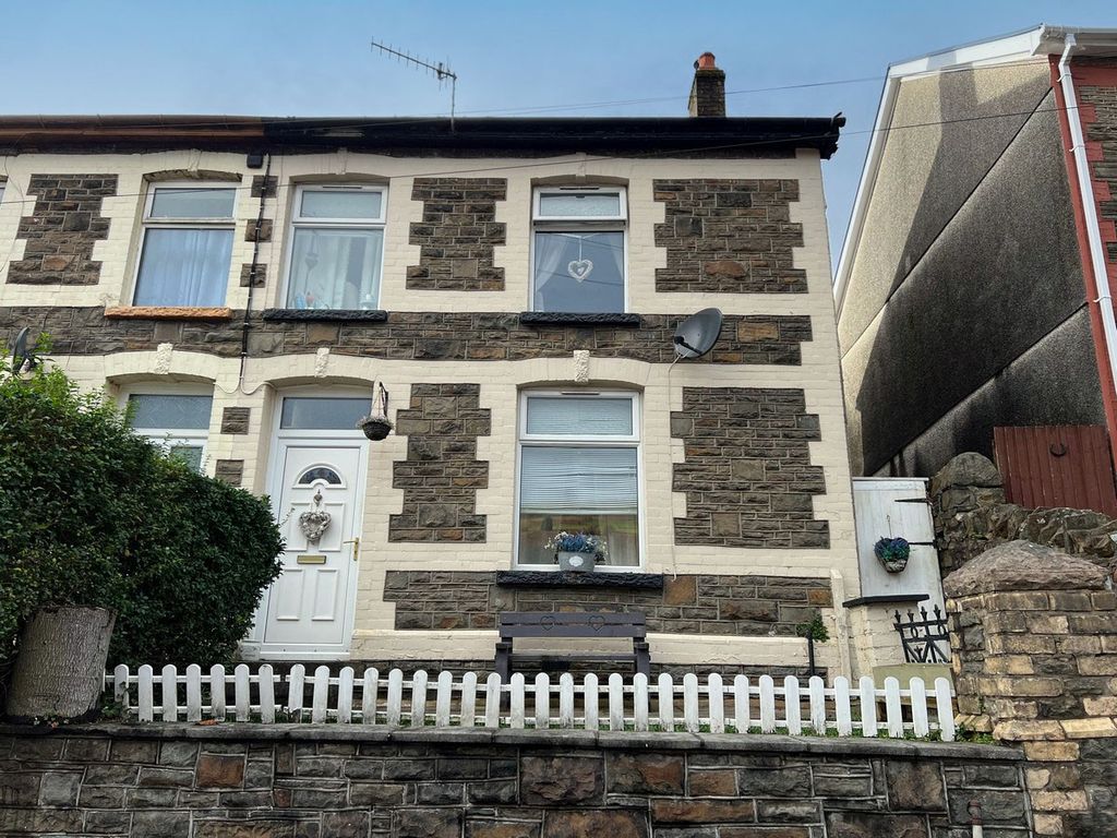 3 bed semidetached house for sale in Graig Road Porth , Porth CF39, £