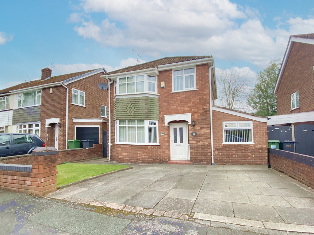 3 bed detached house for sale in Kenilworth Drive, Padgate, Warrington