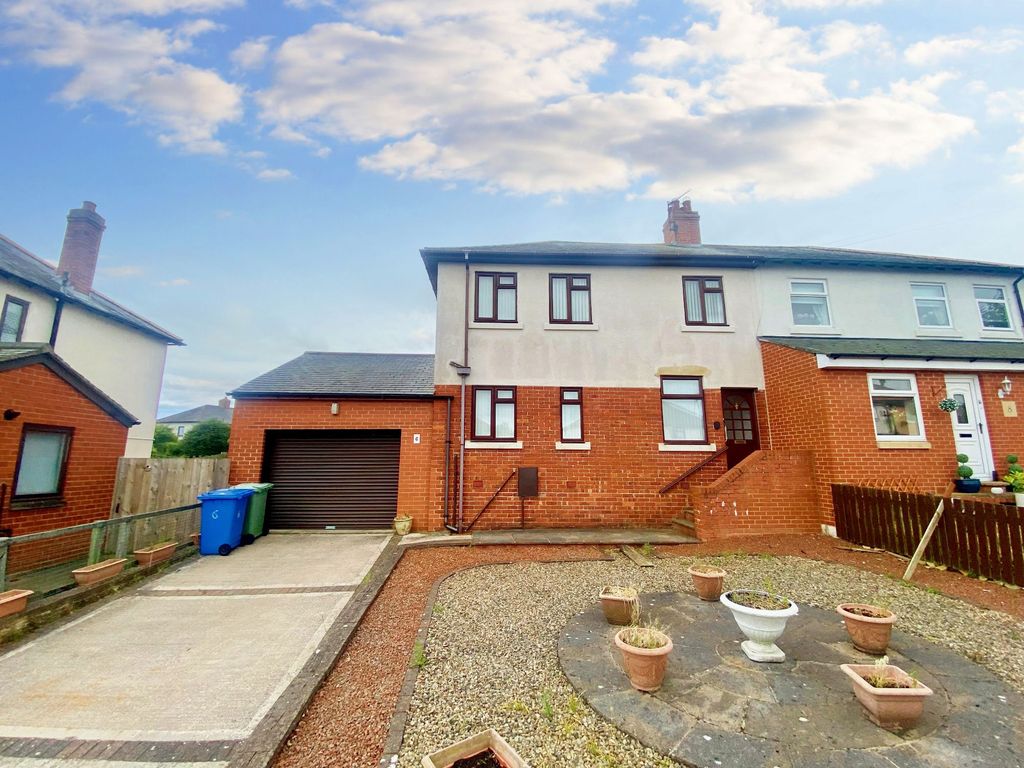 3 bed semidetached house for sale in Lower Barresdale, Alnwick NE66, £