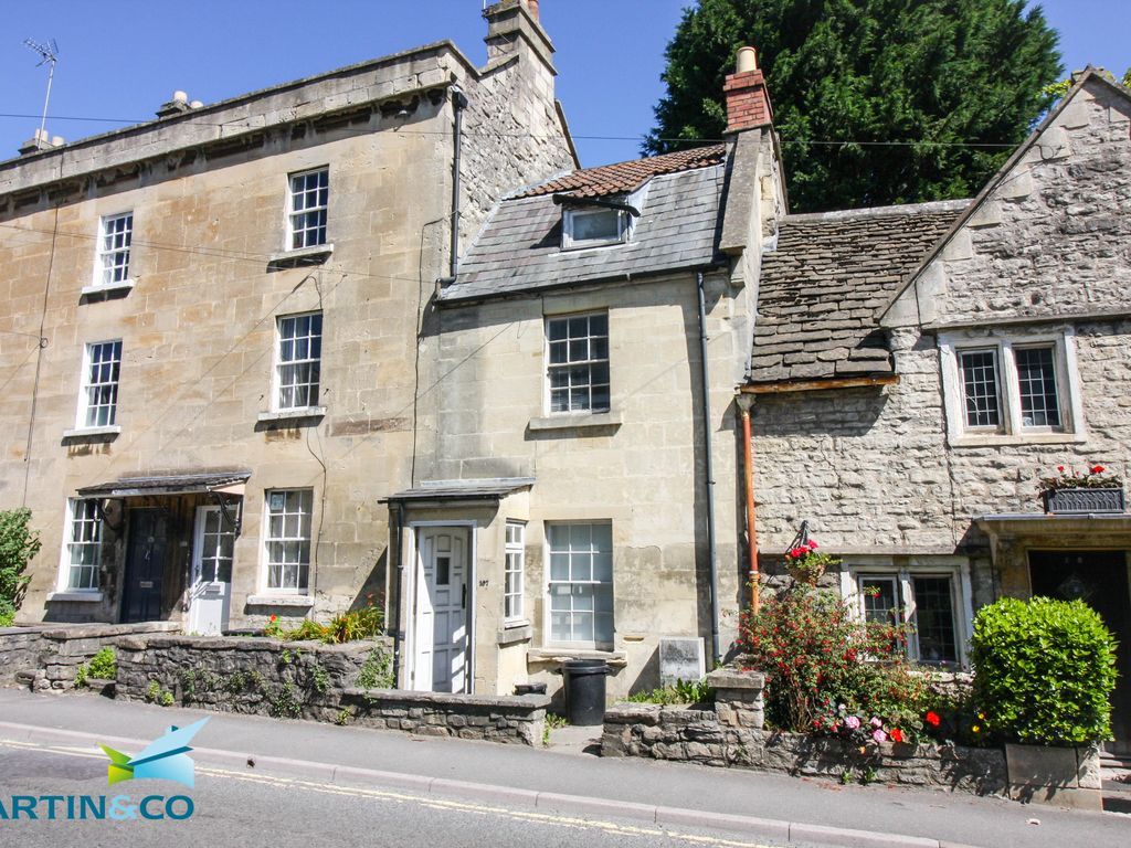 3 bed terraced house for sale in High Street, Weston, Bath BA1, £