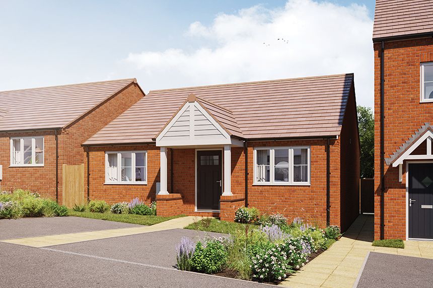 New home, 2 bed bungalow for sale in "The Pearmain" at Kipling Road, Ledbury HR8, £320,000 Zoopla