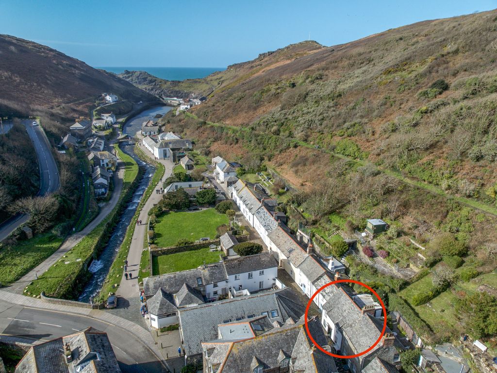 3 bed terraced house for sale in Valency Row, Boscastle PL35, £395,000