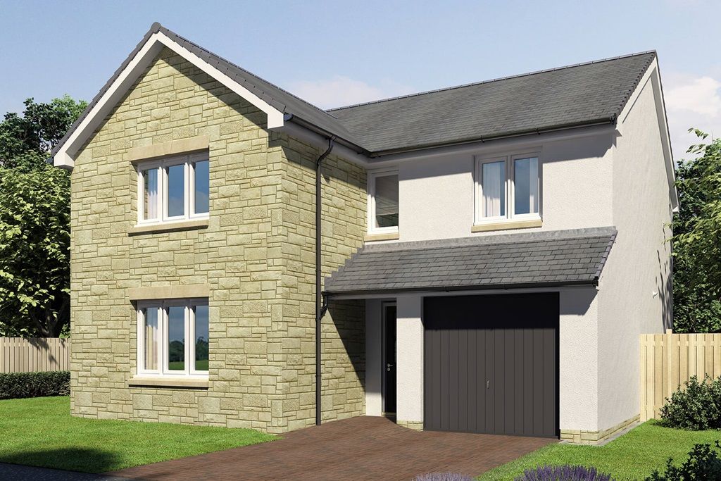 New home, 4 bed detached house for sale in "The Maxwell Plot 655" at Milton Bridge, Penicuik