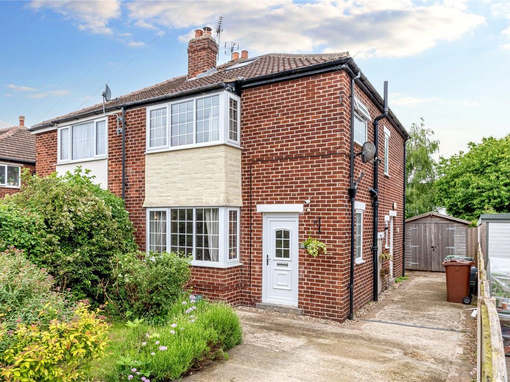 3 bed semidetached house for sale in Lowther Grove, Garforth, Leeds, West Yorkshire LS25, £