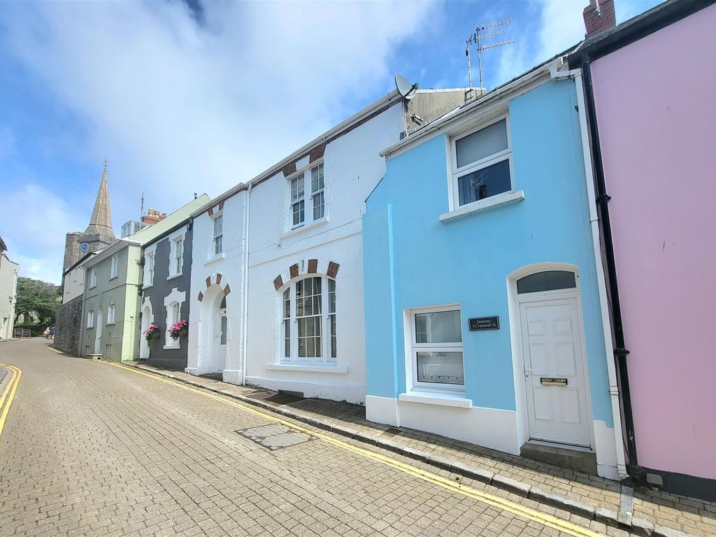 2 bed terraced house for sale in Cresswell Street, Tenby SA70, £215,000