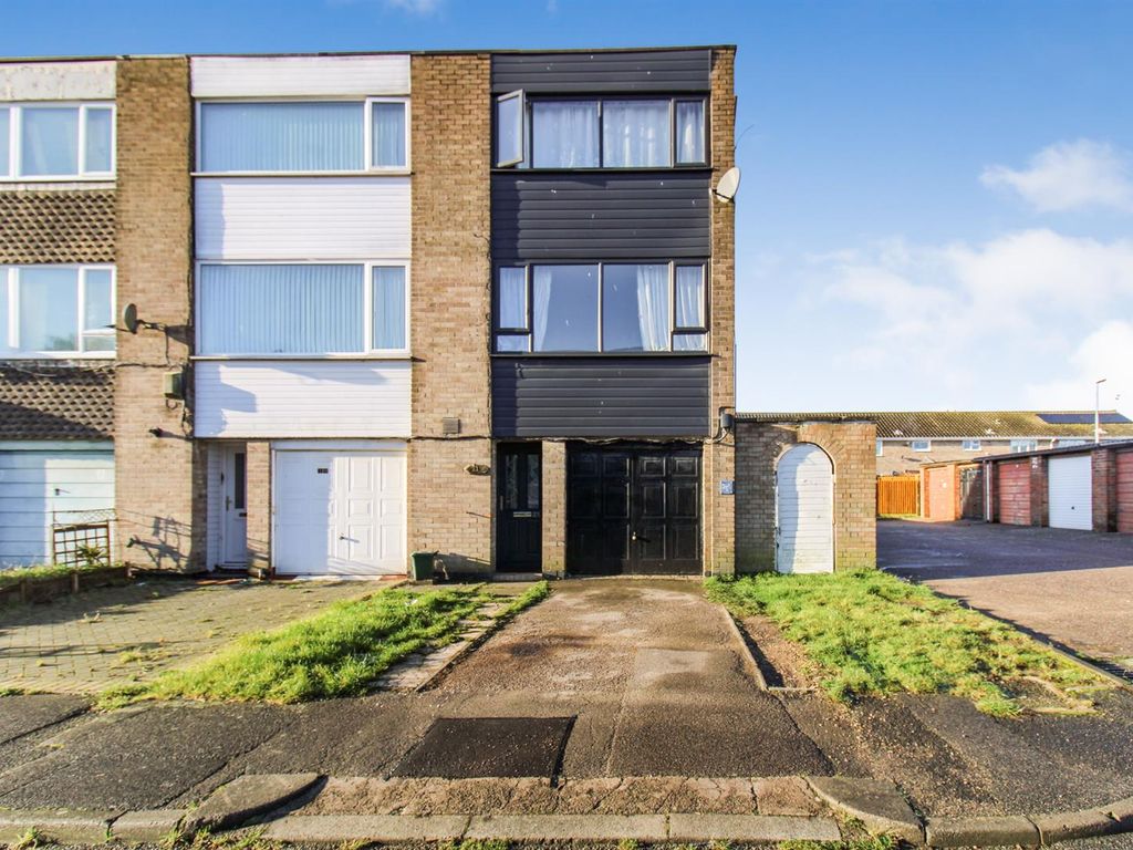 3 bed end terrace house for sale in Carron Close, Corby NN17, £210,000