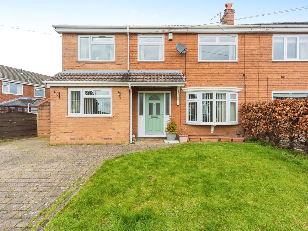 4 bed semidetached house for sale in Overdale Road, Romiley, Stockport