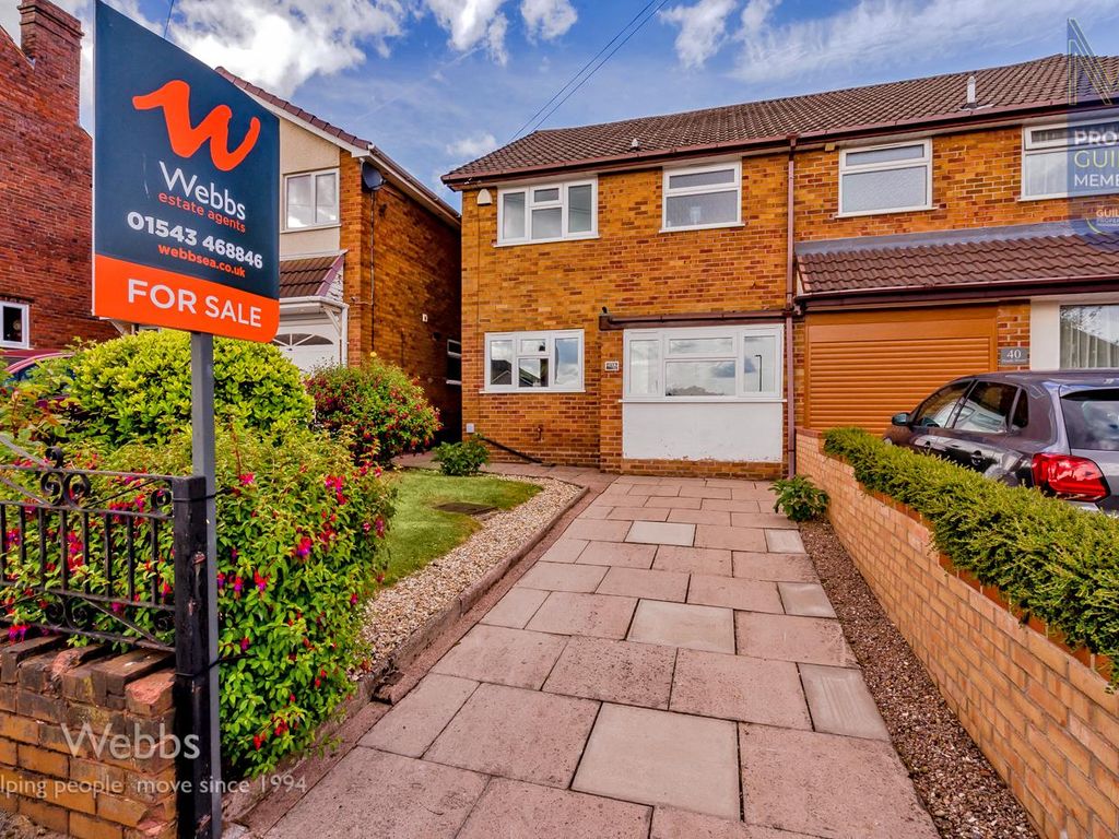 3 bed semidetached house for sale in Heath Street, Hednesford, Cannock