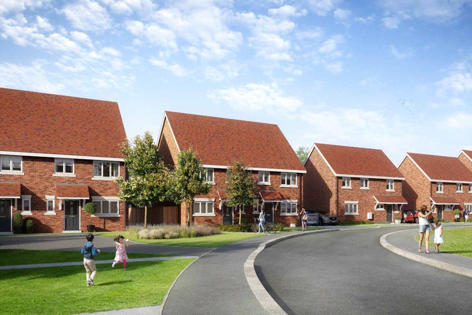 New home, 4 bed detached house for sale in Mytchett Road, Mytchett GU16