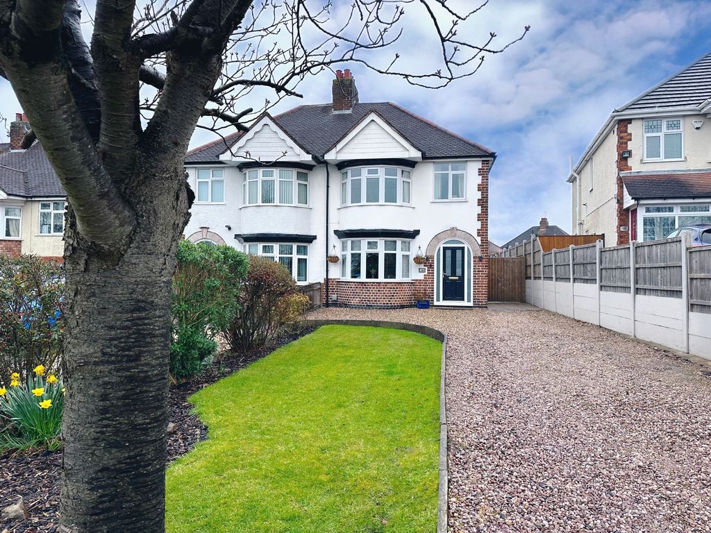 3 bed semidetached house for sale in Rugby Road, Burbage, Hinckley