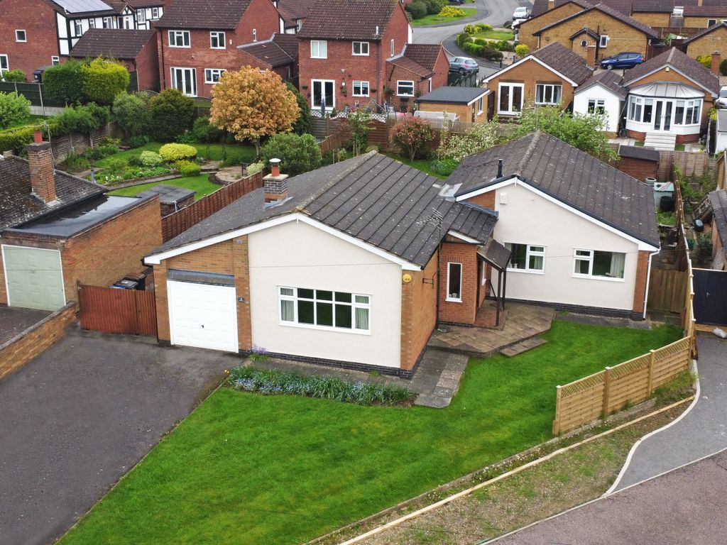 3 bed detached bungalow for sale in Castell Drive, Groby, Leicester