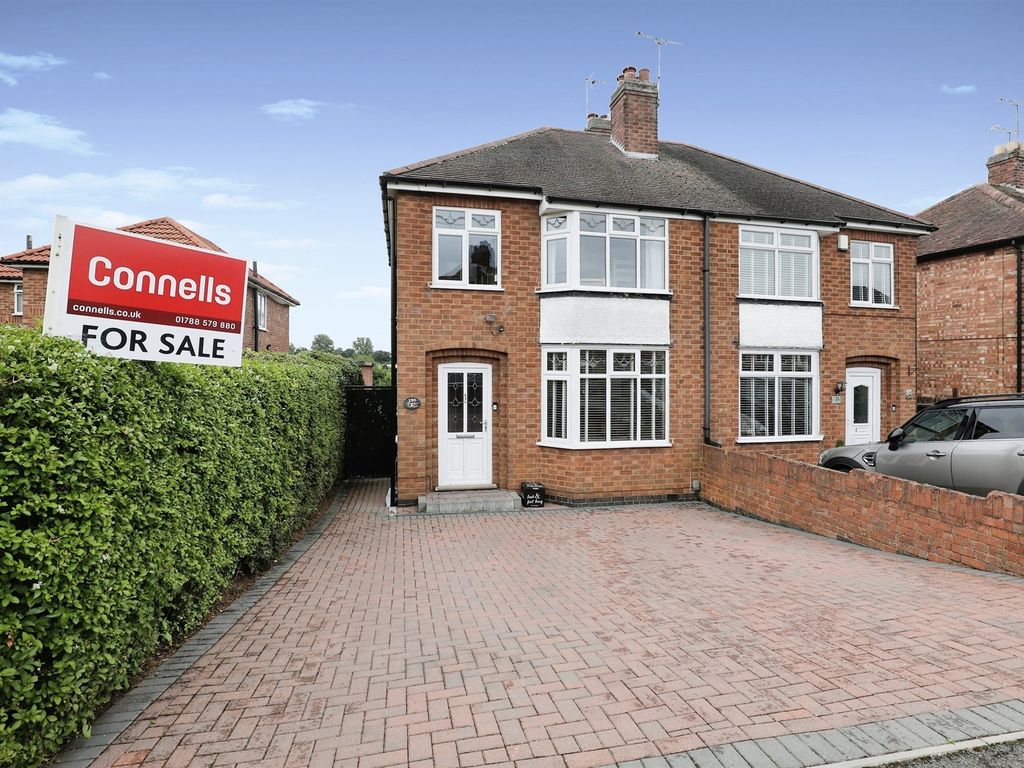 3 bed semidetached house for sale in Pytchley Road, Rugby CV22, £