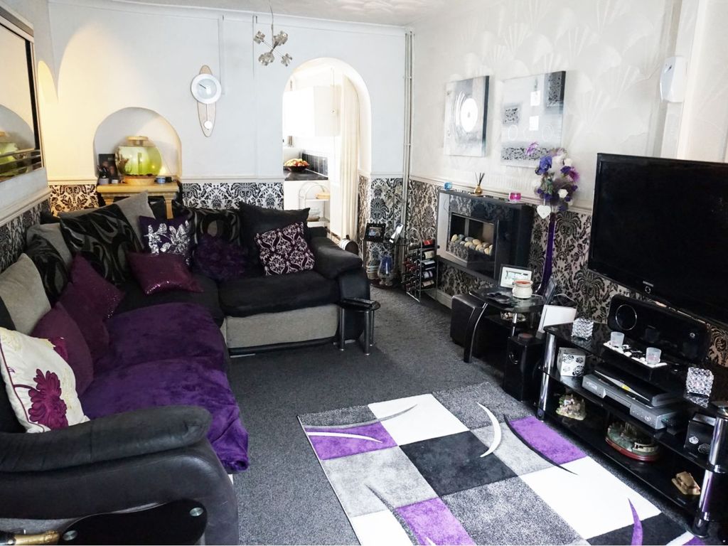 2 bed terraced house for sale in Meadow Street, Llanhilleth NP13, £