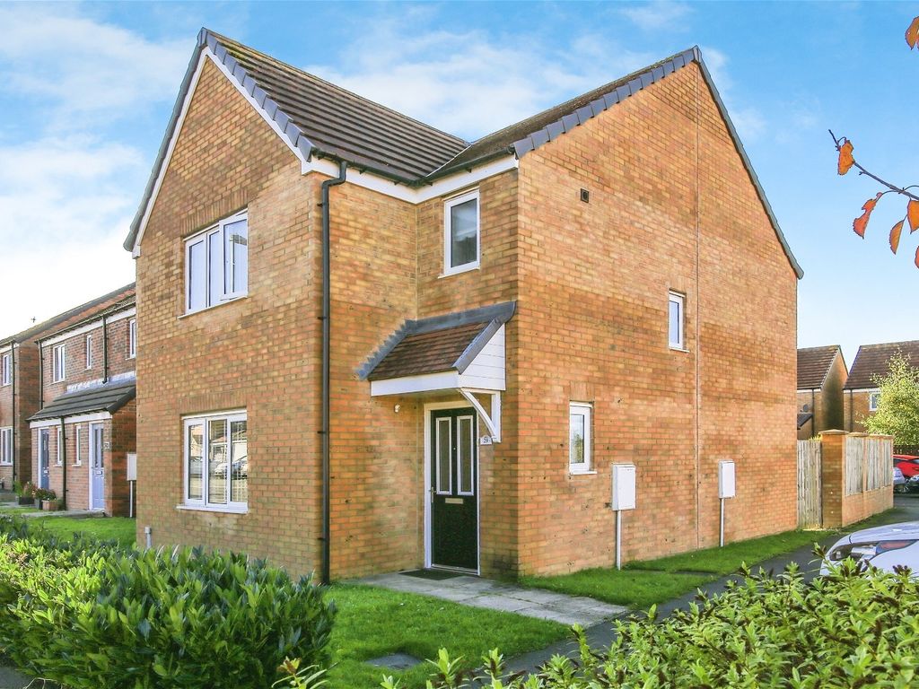 3 bed detached house for sale in Clearwell Place, Bedlington NE22, £