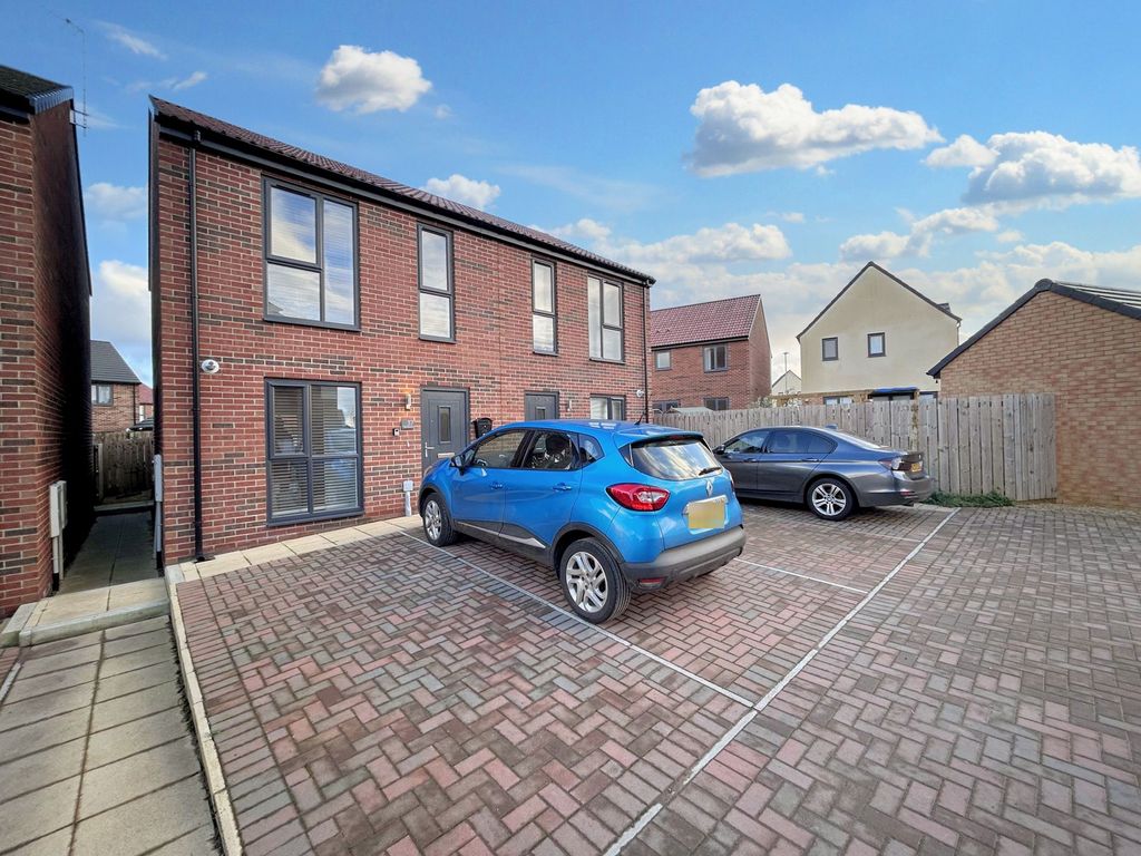 2 bed semidetached house for sale in Willow Way, Ellington, Morpeth