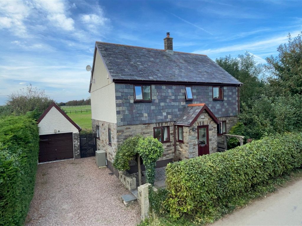 4 bed detached house for sale in Meadwell, Kelly, Lifton, Devon PL16, £