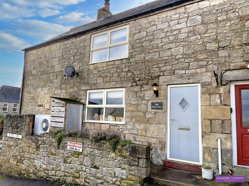 2 bed terraced house for sale in Dene View, Ovington, Prudhoe NE42, £
